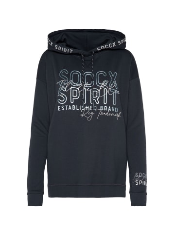 soccx Sweatshirt 'Into The Blue' in schwarz