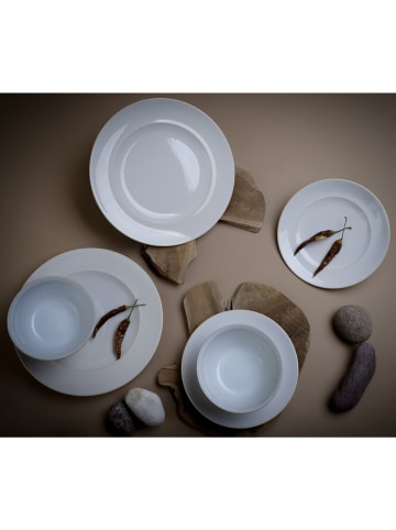 CreaTable CreaTable Antique offwhite Teller Set 12 teilig in Sand in Sand