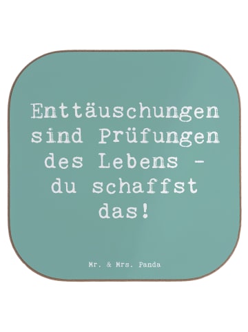 Mr. & Mrs. Panda Untersetzer Spruch Mit Enttäuschungen umgehen m... in Meeresbrise