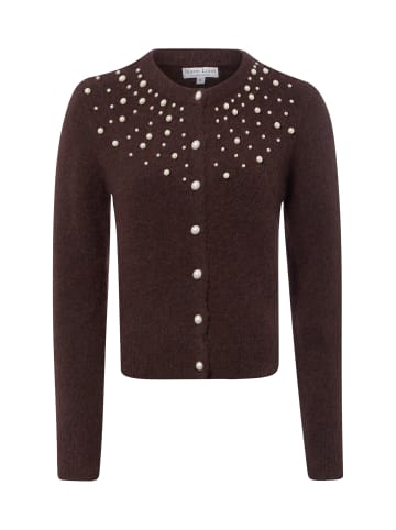 Marie Lund Strickjacke in schoko - 0004
