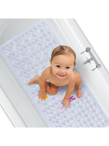 Flip Badewannenmatte transparent 88x40cm  Transparent