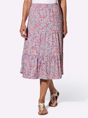 Sieh an! Jerseyrock in puder-erika-bedruckt