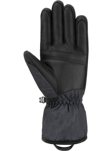 Reusch Fingerhandschuh Snow King in 7680 blck/blck melang/fire red