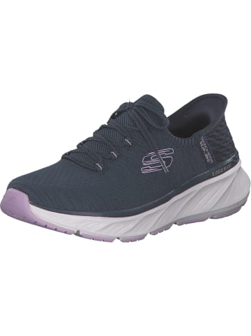 Skechers Schnürschuhe in NAVY / LAVENDER TRIM