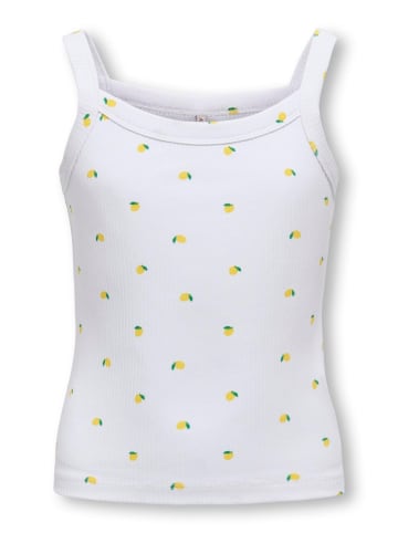 KIDS ONLY Trägertop Allover-Print Kogbella in cloud dancer lemons