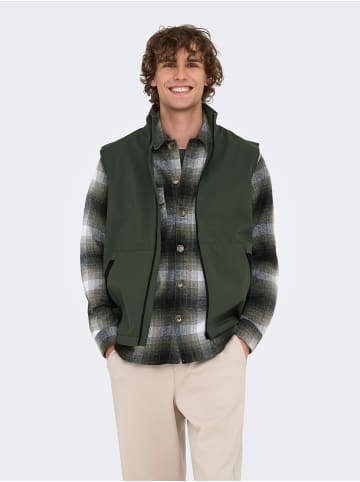 ONLY & SONS Weste in Peat