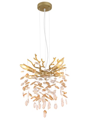 Globo lighting Luster "QUEENA" in gold
