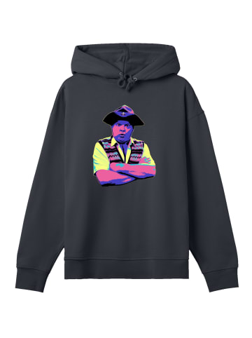 F4NT4STIC Hoodie TV Times Benny Hill In Character 1989 Pop Art in off black