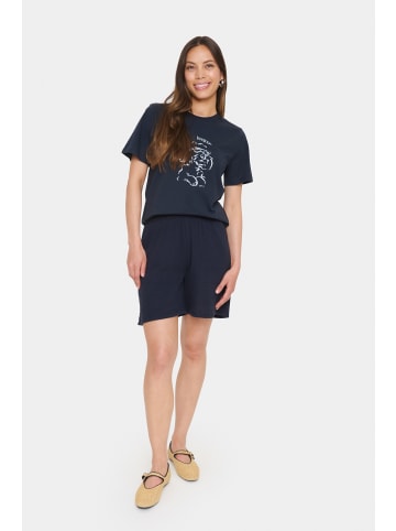 SAINT TROPEZ T-shirt SulvirSZ Gerade Passform in Night Sky