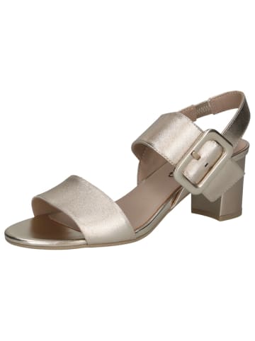 Caprice Sandalette in LT.GOLD METAL.