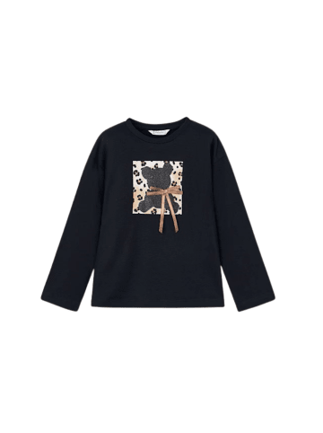 Mayoral Langarmshirt 4010 Schwarz