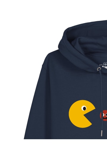 wat? Apparel Sweatshirt Pacmännchen in Dunkelblau