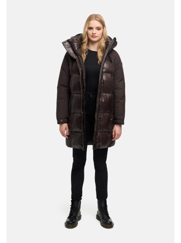 Navahoo Steppmantel Mandelkuss 14 in Choco