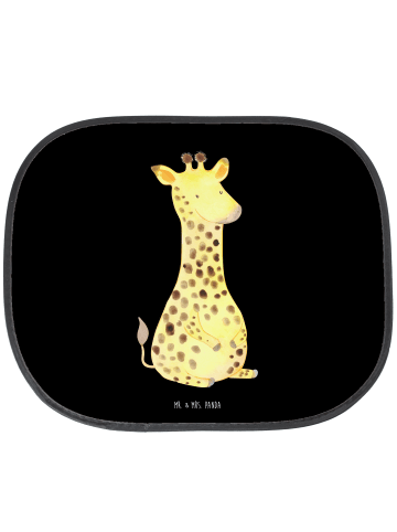 Mr. & Mrs. Panda Sonnenschutz Giraffe Zufrieden ohne Spruch in Schwarz