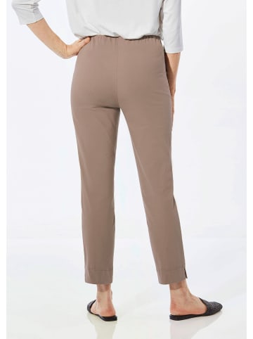 GOLDNER 7/8-Super-Stretch-Schlupfhose Louisa in taupe