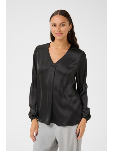 Kaffe Ärmellose Bluse KAlana Regular fit in Black Deep