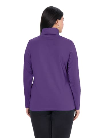 Ulla Popken Shirt in tiefes violett