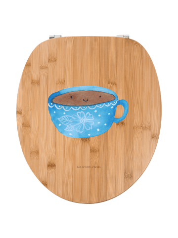 Mr. & Mrs. Panda Klobrille Kaffee Tasse ohne Spruch in Braun