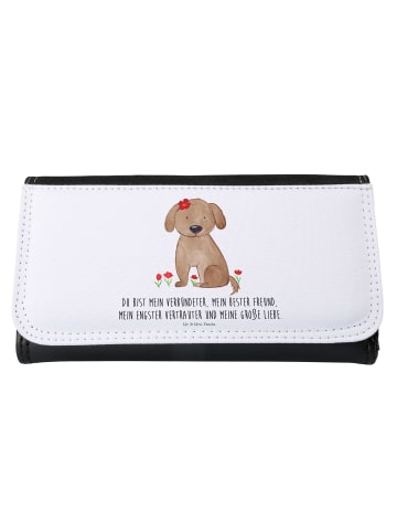 Mr. & Mrs. Panda Wallet Hund Dame mit Spruch in Weiß