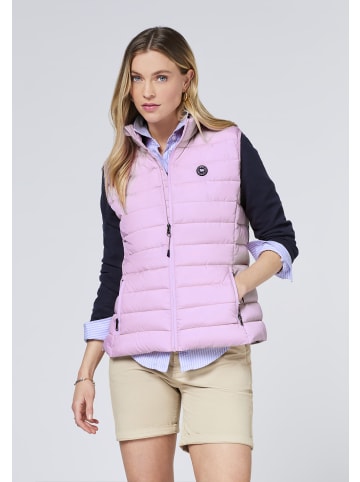 Polo Sylt Weste im gesteppten Look in Lila
