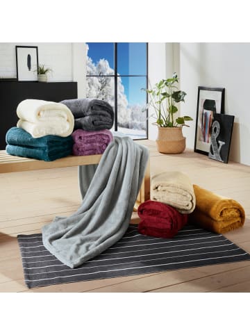 Erwin Müller Wohndecke Salerno in petrol