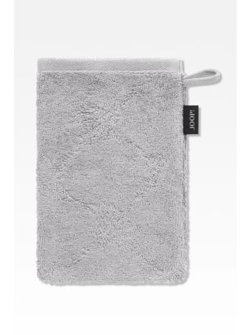 JOOP! JOOP! UNI CORNFLOWER Waschhandschuh 3er-Set 16x22 cm, Platin