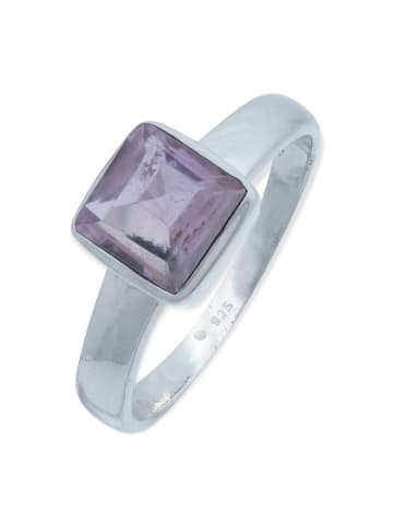 mantraroma 925er Silber - Ringe mit Amethyst facettiert