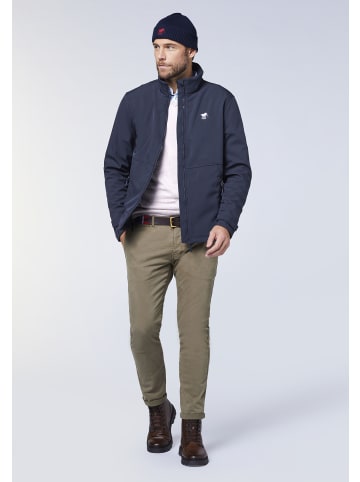 Polo Sylt Softshelljacke winddicht, wasserabweisend und atmungsaktiv in Blau