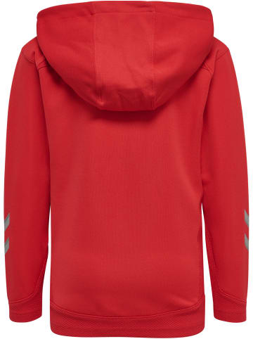 Hummel Reißverschluss Kapuzenpullover Hmllead Kinder in TRUE RED
