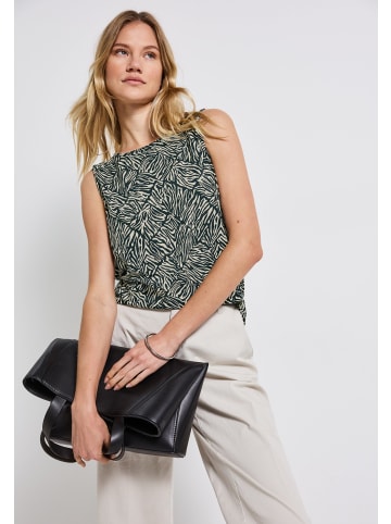 Street One 'Gemustertes Basic Top' Grün