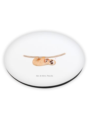 Mr. & Mrs. Panda magnet Faultier Kind ohne Spruch in Weiß