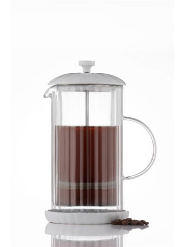Price&Kensington PRICE & KENSINGTON, FRENCH PRESS, LUXE, weiß, 1 L