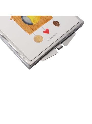 Mr. & Mrs. Panda Schminkspiegel Vogel Haus ohne Spruch in Weiß