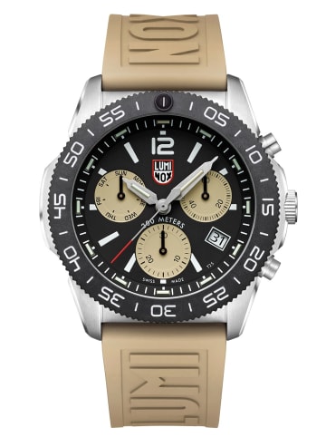 Luminox Herrenuhr Chronograph Pacific Diver Beige/Schwarz