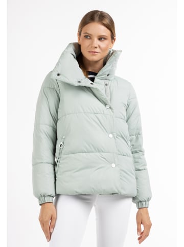 DreiMaster Maritim Damen Wattierte Winterjacke in Rauchmint