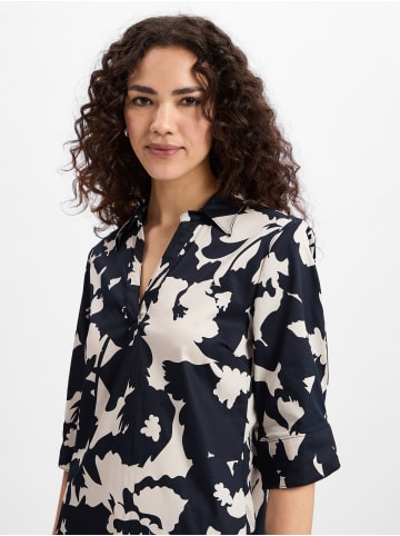 comma Kleid in schwarz beige - 0001