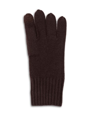 CASH-MERE.CH Bio Handschuhe in Dunkelbraun