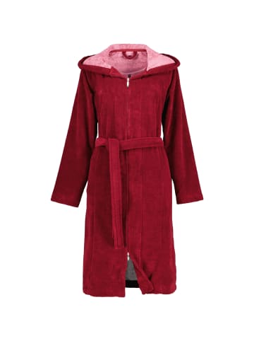 Vossen Vossen Bademäntel Damen Kurzmantel mit Kapuze Palermo burgundy - 016 in burgundy - 016