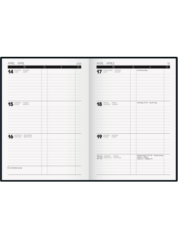 BRUNNEN Buchkalender 725 TimeCenter 14,8x20,8cm 1 Woche/2 Seiten SOFT-Einband ...