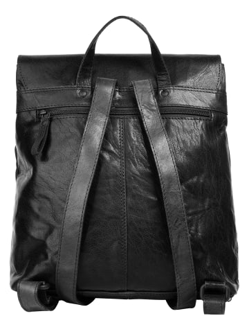 SPIKES & SPARROW Rucksack in schwarz