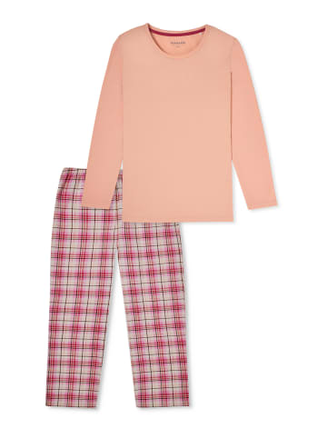 Schiesser Pyjama Comfort Essentials in peach whip