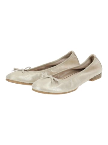 Tamaris Ballerinas in Champagne