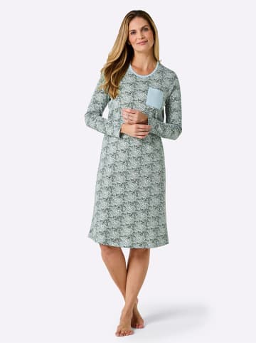 WITT WEIDEN Sleepshirts in mint-ecru-bedruckt + rosé-ecru-bedruckt