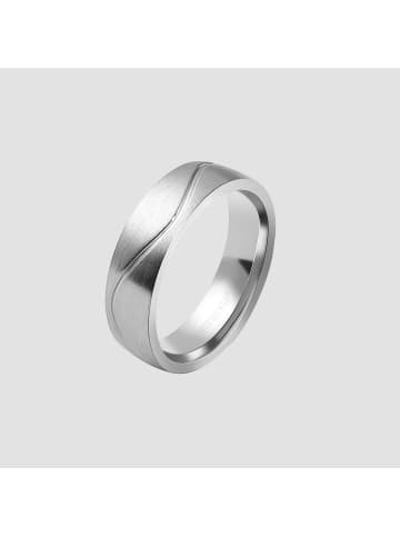 Adeliás Herren Ring aus Edelstahl in silber