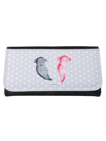 Mr. & Mrs. Panda Damengeldbeutel Axolotl Freundin ohne Spruch in Grau Pastell