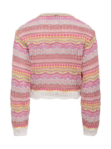 KIDS ONLY Strickpullover 'Louise Life' in rosa