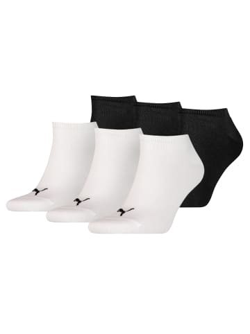 Puma Socken 6er Pack in Schwarz/Weiß