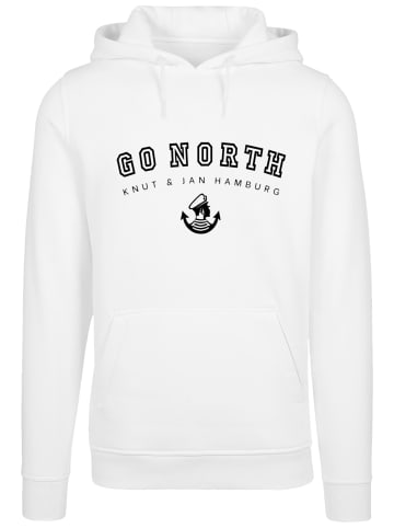 F4NT4STIC Hoodie Go North in weiß