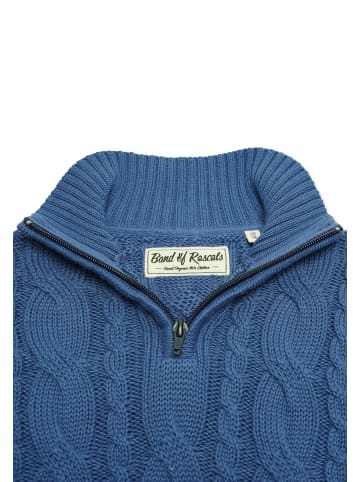 Band of Rascals Strick " Cable " in blau