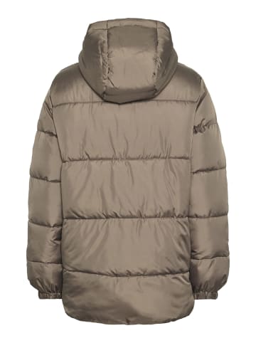Pieces Wattierte Jacke in Morel